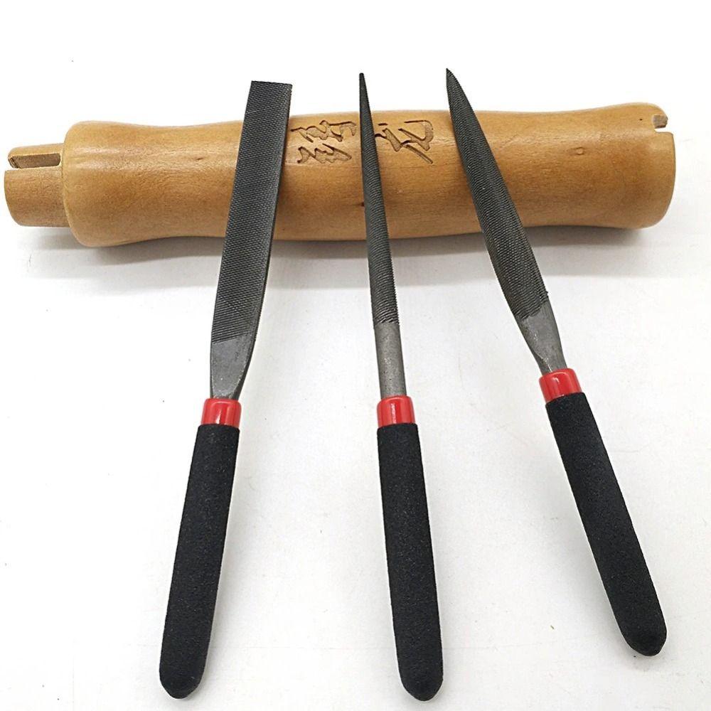 Stone Glass Carving Craft Flat File Metal Half Round File High Quality Needle Filing