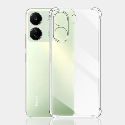 Shockproof Clear Case For Redmi 13C 4G Soft Clear Silicone Phone Case For Redmi 13R Protect Cover for Xiaomi Redmi 13C 5G Funda