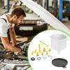 Coolant Funnel Kit Pour Oil Tool Car Accessories Spill Proof Universal Vehicles Plastic Filling Funnel Spout I6L1