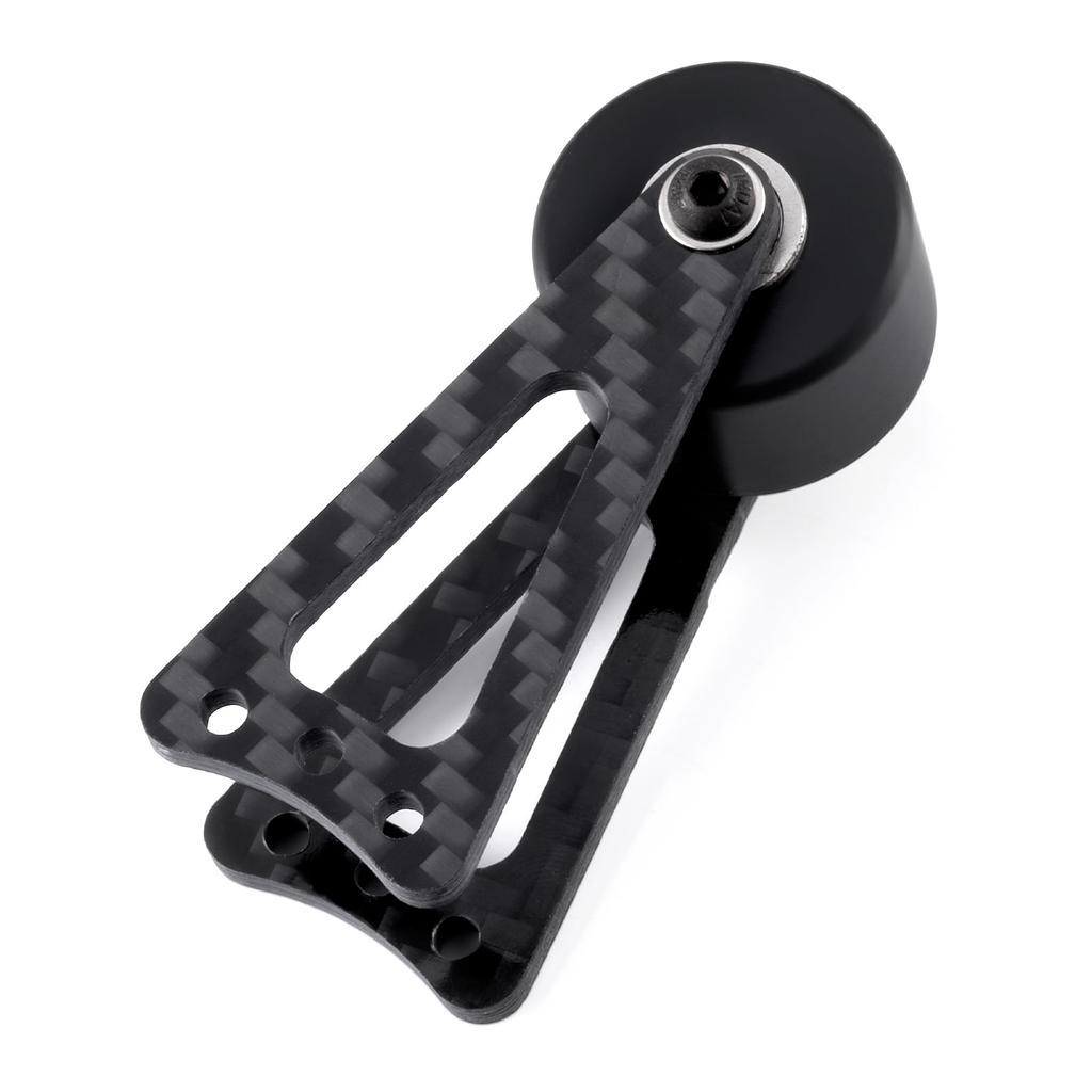 TRZX Adjustable Carbon Wheelie Bar Upgrade Parts for 1/12 Scale Tamiya 57409 Lunchbox RC Car