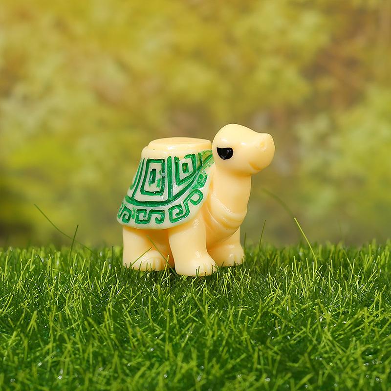 10/20/30pcs Creative Cute Miniature Cartoon Small Animal Kawaii Decoration Diy Resin Crafts Ornament Accessories Home Decor Gift