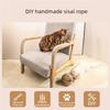 DIY Cotton Sisal Rope for Cat Tree Scratching Post Scratcher Cat Toy Climbing Frame Durable Scratch Resistant Replacement Rope