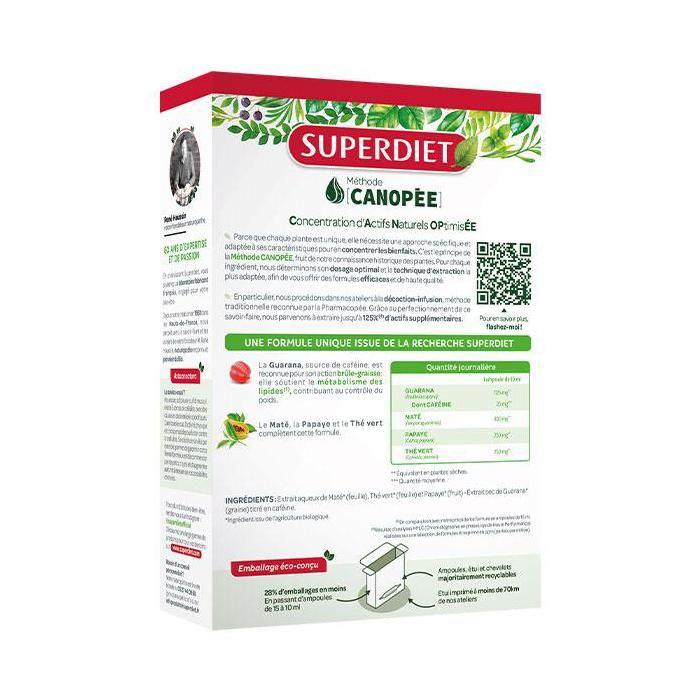 Superdiet quatuor brûle-graisse 20 ampoules