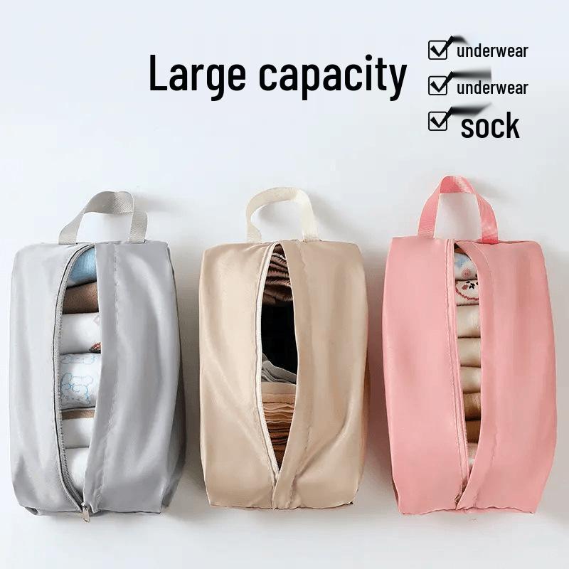 Three-Color Travel Underwear & Socks Organizer Bag for Suitcase