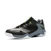 Li Ning Textile, Synthetic Leather Cushioning Abrasion Resistant Breathable Low top Badminton Shoes Unisex Storm Gray AYTV015-2