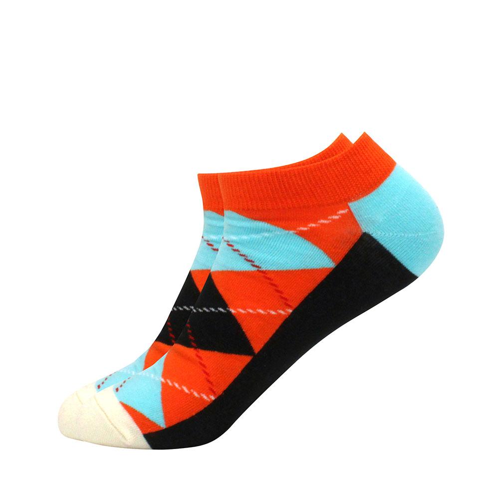 Men's Socks Invisible Short Summer Socks Quality Business Casual spring Color Combed cotton diamond astronaut Boat Socks