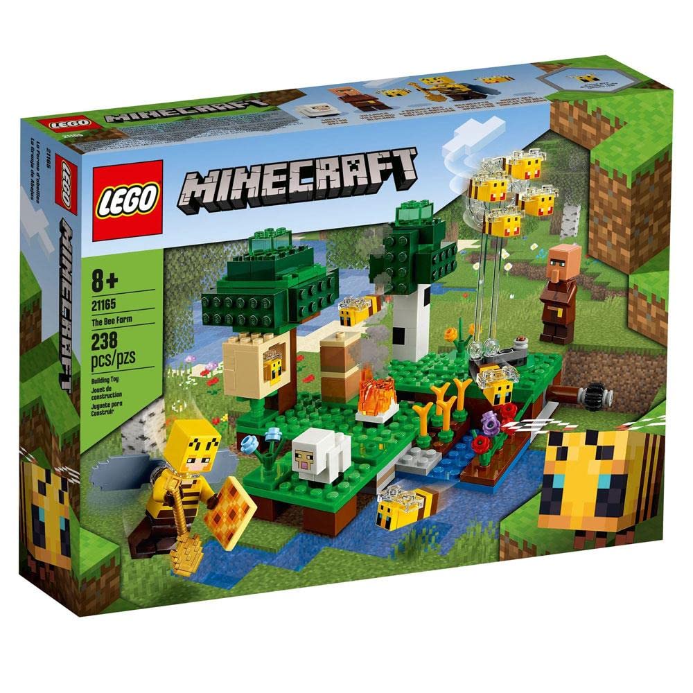 

LEGO Minecraft Пчелиная ферма 21165 Игрушечные блоки Видеоигра Животные Мальчики и девочки Возраст 8 лет и старше