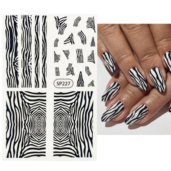 Delicate Nail Effect Ultra Stripe Decals 3D Thin DIY