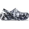 Crocs Classic Clog EVA Platform Marbled Clog 'Black White' Women's