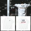 2025 high-quality new gym fitness T-shirt loose oversized cotton men's short sleeved fitness T-shirt summer training jogging top