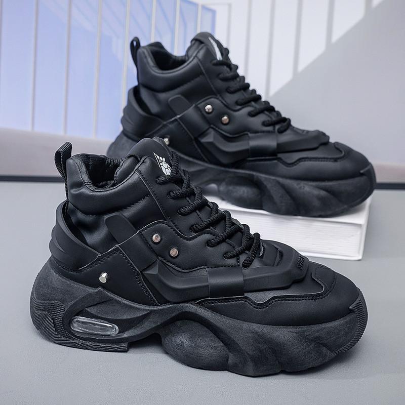 

2025 summer men s shoes invisible height increase men s dad shoes youth versatile casual shoes men s high-top trendy shoes 39