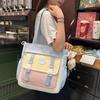 Beautiful Three Piece Cute Girl Backpack Set Large Capacity Backpack for Junior High School and College Students Traveling Bag