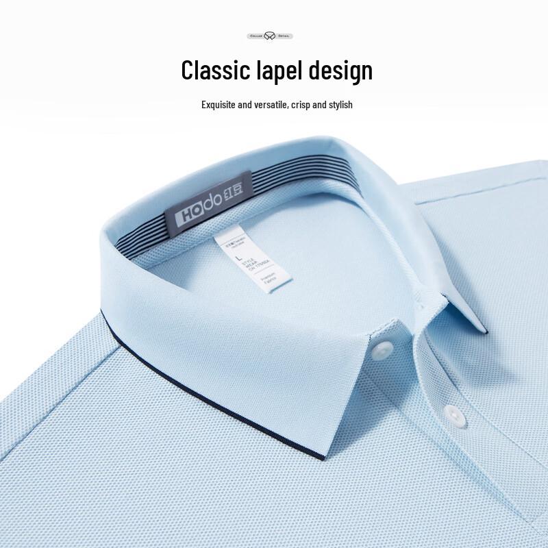 Hodo Men's Lightweight Summer Polo Shirt with Linen and Silk Blend
