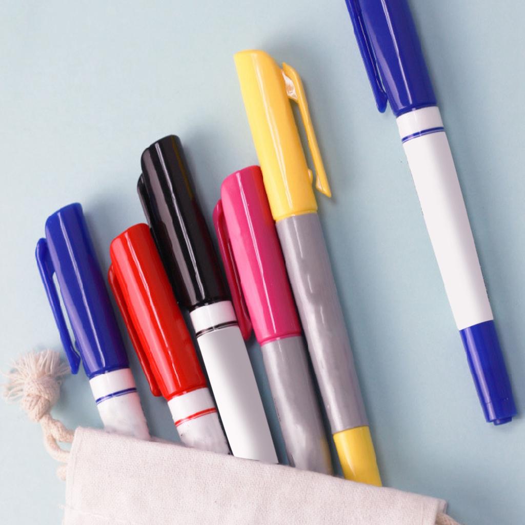 Oil Based Marker Pen Dual Tip Odorless Multi Purpose Paint Marker for Office Study Painting