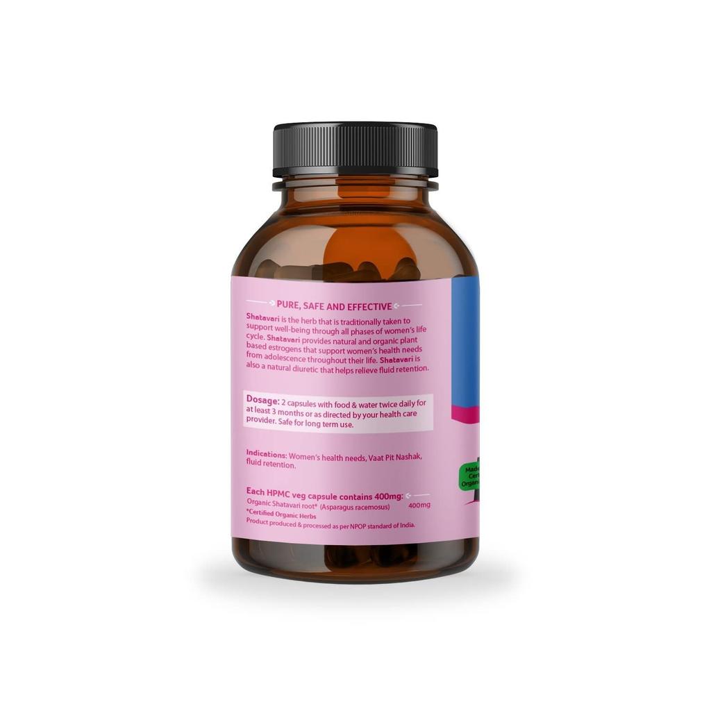 Shatavari (180 Caps, 400 Mg), Shatavari, Organic India