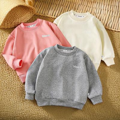 New Baby Casual Autumn Sweatshirt Children Pullover Kids Boys Girls Long Sleeve Top Clothes