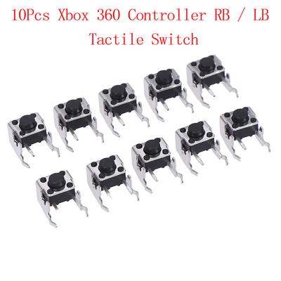 10Pcs Rb / Lb Bumper Button Tactile Switch For Xbox One Xbox 360 Controller