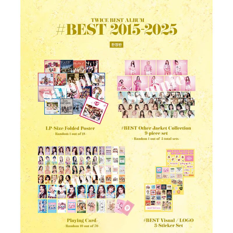 [Pre-pedido] TWICE MEJOR ÁLBUM [#BEST 2015-2025] Edición Limitada VER. (Beneficio en línea)
