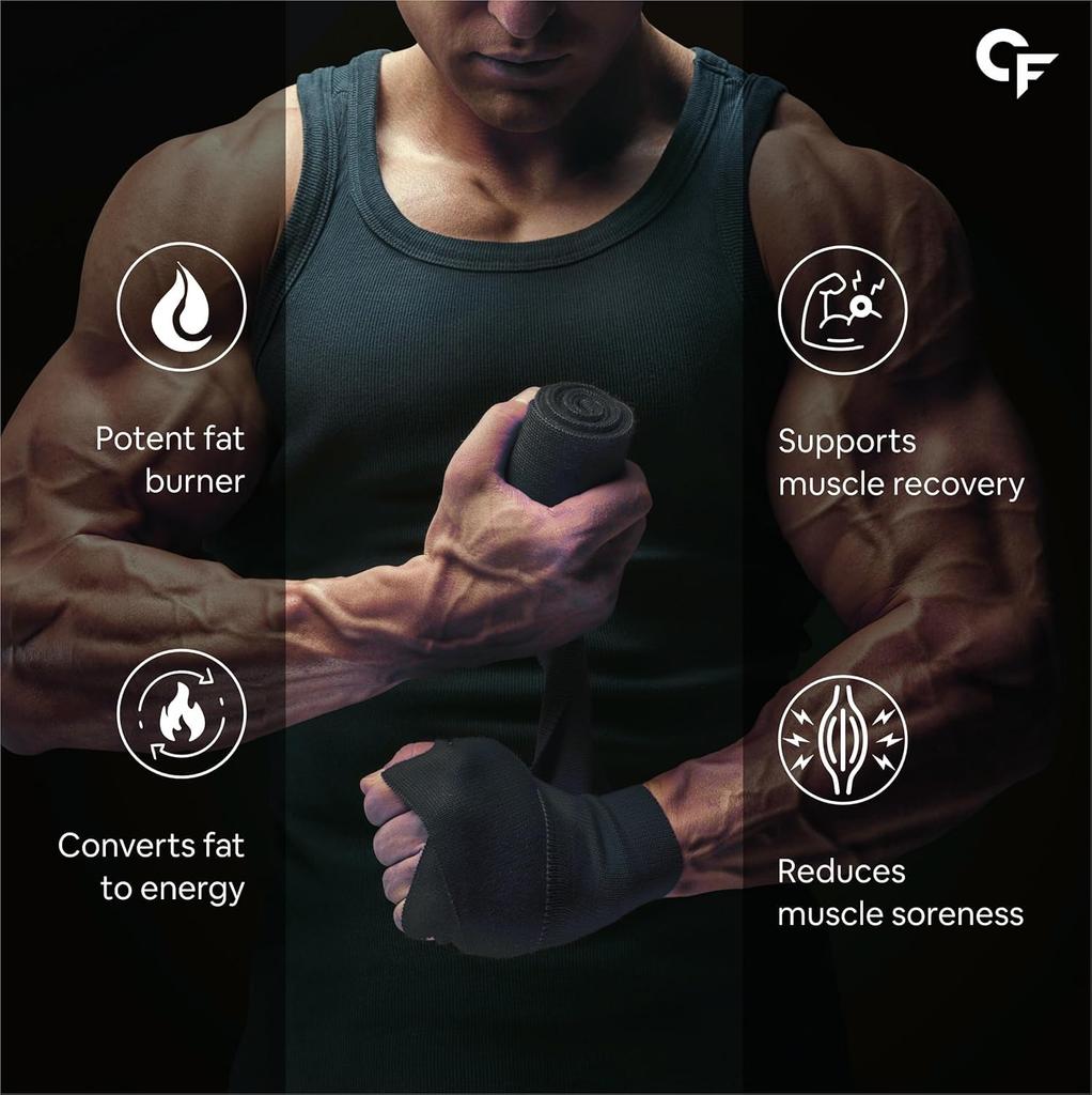 Carbamide Forte L-Carnitin Flüssigkeit 1500mg Pre- & Post-Workout-Supplement mit Vitaminen 500ml