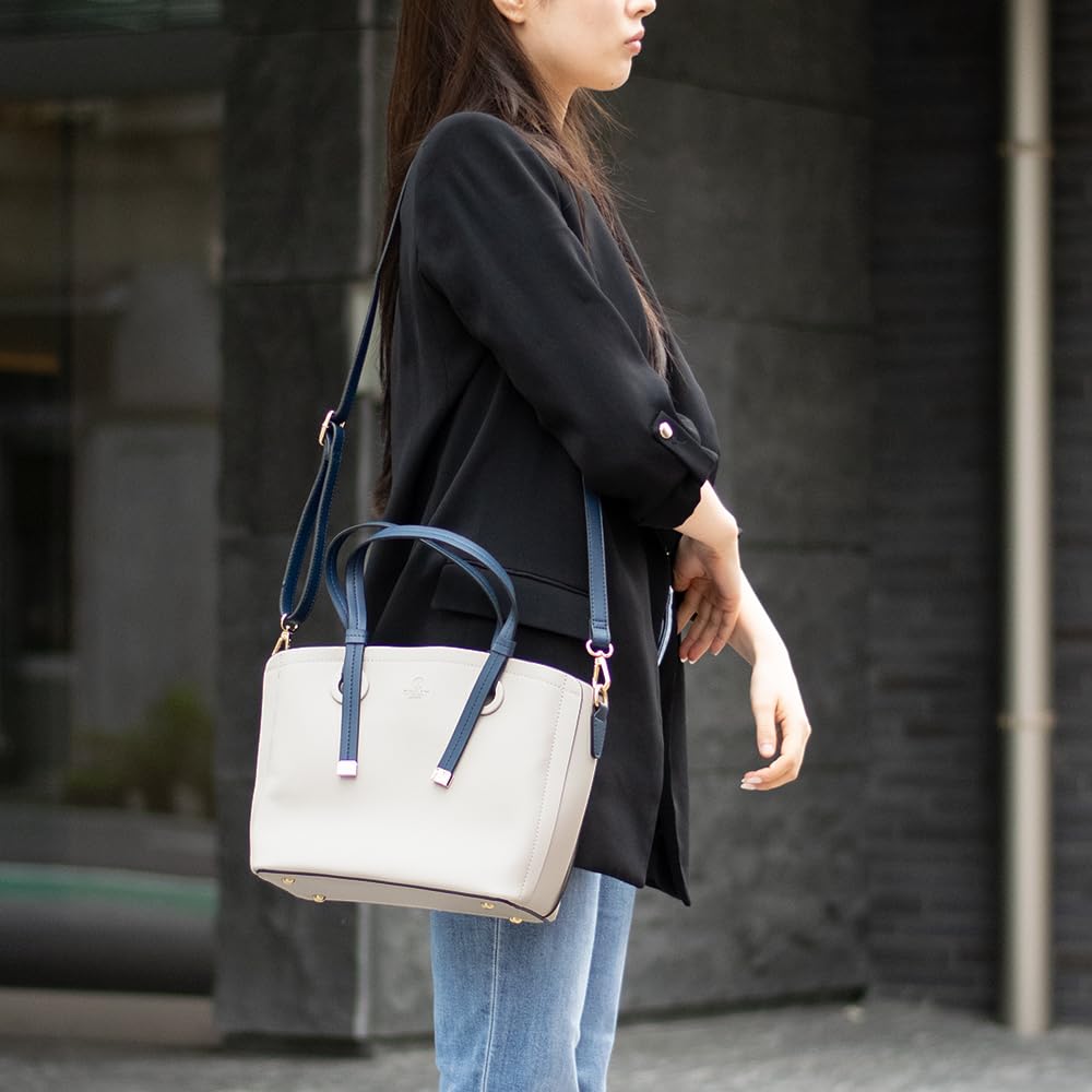 Sac fourre-tout pour femme Linle, Sac à bandoulière, Sac à main, Sac 2-en-1 avec poche avant, Sac de travail, Design simple, D.KELLY (956 Gris)