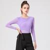 Premium Women's Long-Sleeve Latin Dance Top for Practice