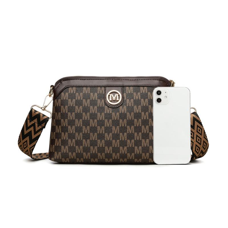 Retro Printed Single Shoulder Crossbody Women's Bag