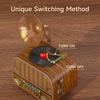 Retro Multi-Band Gramophone-Style Bluetooth Speaker with FM/AM/SW Radio.