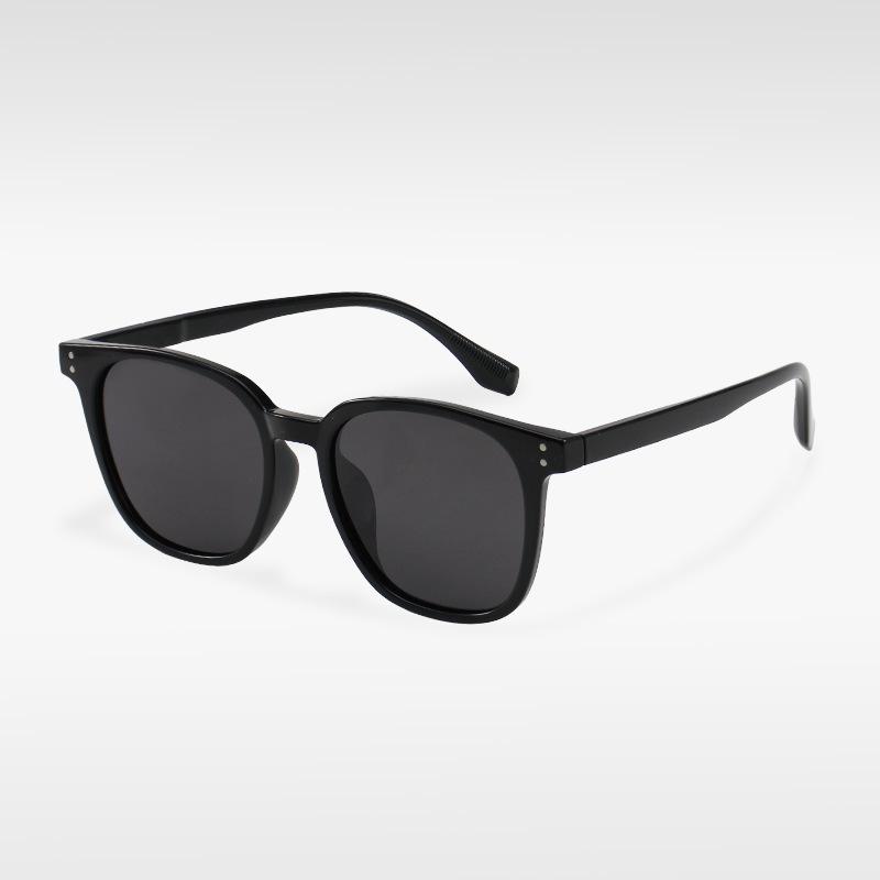 

Version Korean Highend Sunglasses Womens Retro Chic Face Slimming Frame Square StyleA