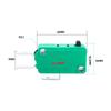 2Pcs Microswitch KW3-OZ 16A 125/250VAC Hinge Lever Type Micro Limit Switch
