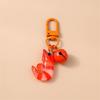 Fashionable Resin Lobster Charm Keychain Lightweight Decorative Pendant Decoration For Women Handbag Gift