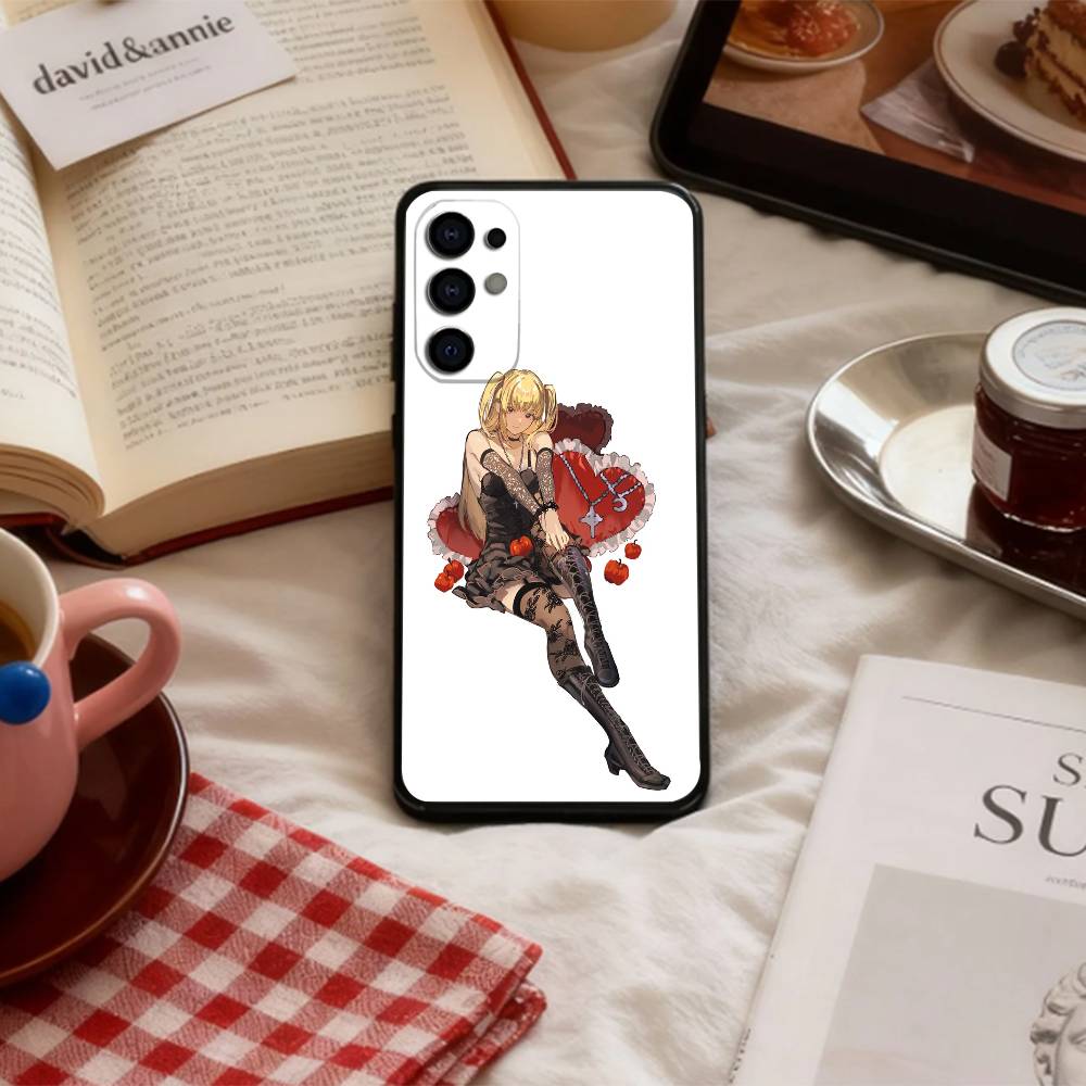 Misa anime D-Death N-Note    Phone Case For Samsung S 25,24,23,22,30,21,10,9,Ultra,Plus,Lite,FE,4,5 G Soft Black Case