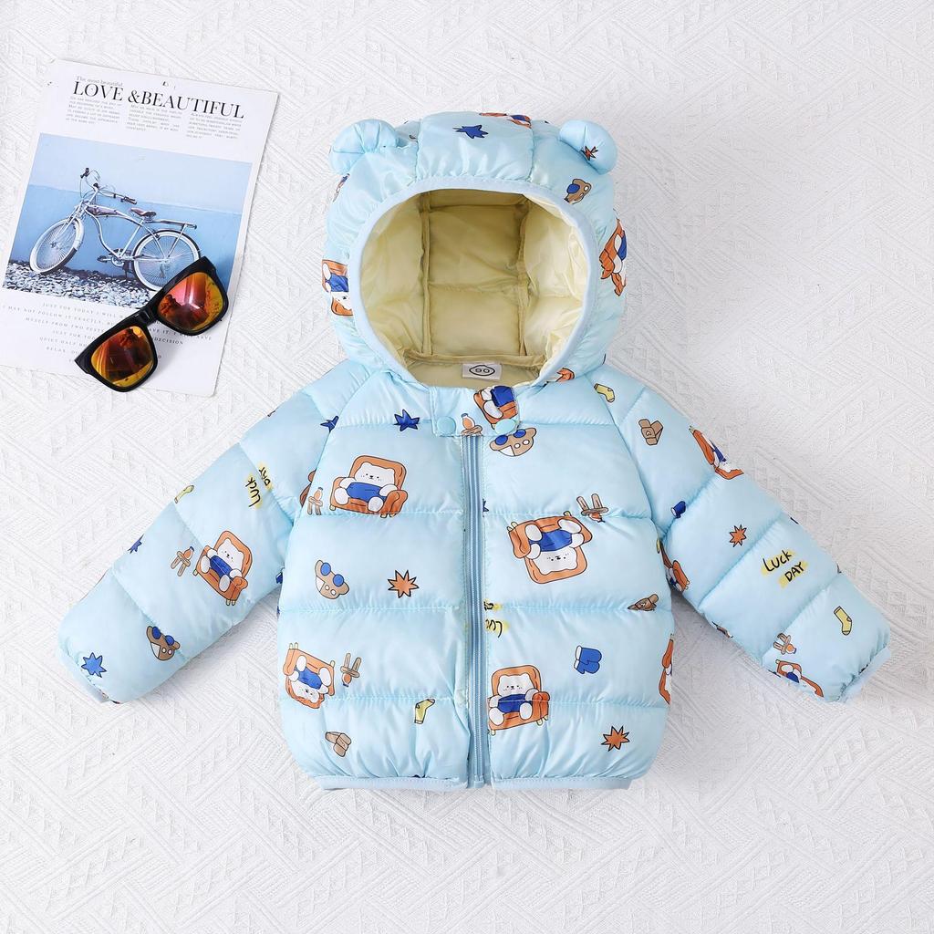 2025 Lightweight Cotton-Padded Jacket for Infants and Kids