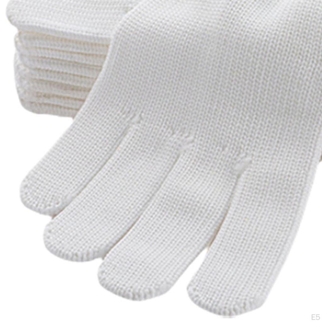 12 Pieces Cotton Gloves Working Garden Work for Repair Mechanic