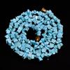 Natural Blue Turquoise Gemstone Uncut Smooth Beads Necklace 5-6 Mm 18" UB-8436 UB-8436