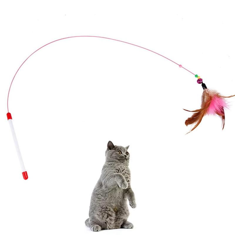 20pcs Cat Toy Bundle Set Colorful Play Tunnel Teaser Wand Pom-Pom Balls Interactive Play Kit For Cats Various Pet Supplies