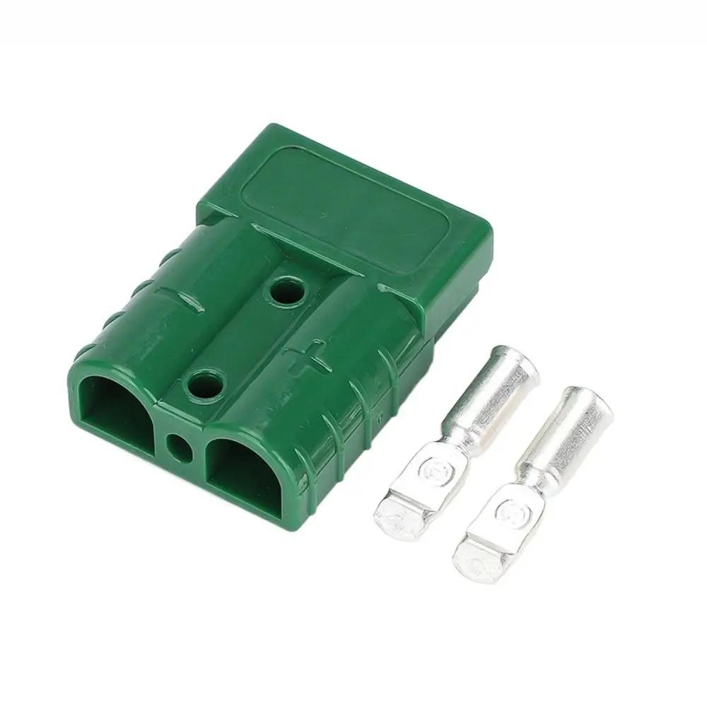 Terminals 50 AMP Plug Cable Terminal 600V Grey Red Battery Power Connector Pins Lugs Copper For Anderson
