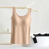 Women's Solid Color Cup Yoga Bottom Shirt Sports Underwear Vest