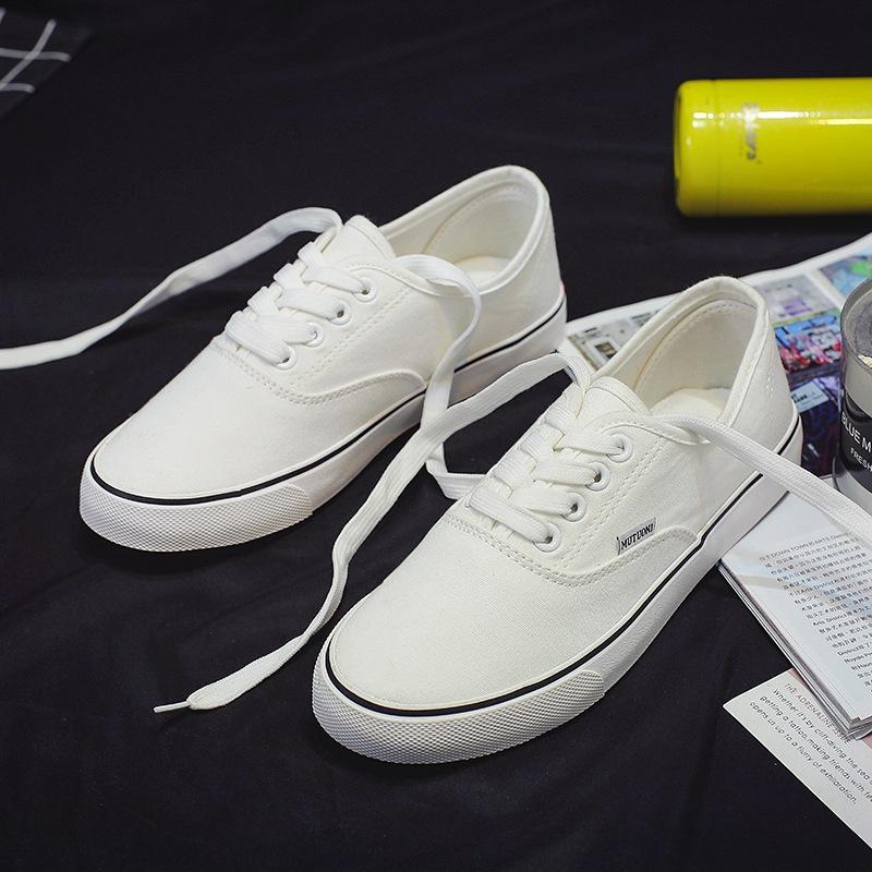 Autumn Spring Casual Low-Top Canvas Shoes Female Vulcanized Rubber Shoes Student Board Shoes Fashion Shoes Sneakers C1320