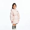 Little MO&Co. Comfort Fleece Girls' Hooded Mid-Length Down Jacket