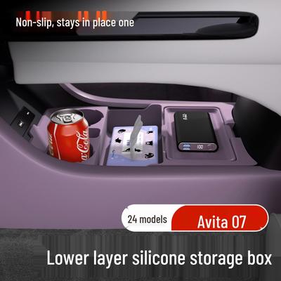 Avatr 07 Center Console Armrest Storage Box Organizer