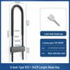 U-Shaped Glass Door Lock for Storefronts and Sliding Doors
