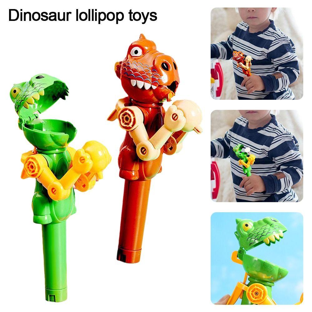 Toy For Children Christmas Gift Candy Storage Lollipop Robot Holder Dinosaur Shape Lollipops Case