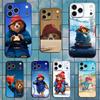 P-Paddingtons B-Bears Cute Phone Case For iPhone 17,16,15,14,13,12,11 Plus,Pro Max,XS,X,XR,SE,Mini,8,7,Soft Silicone Black Cover