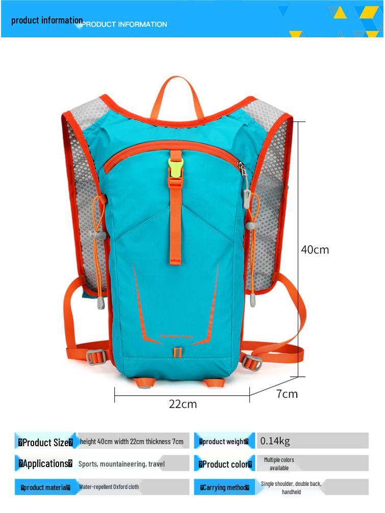 Lightweight Water-Repellent Cycling & Hiking Backpack