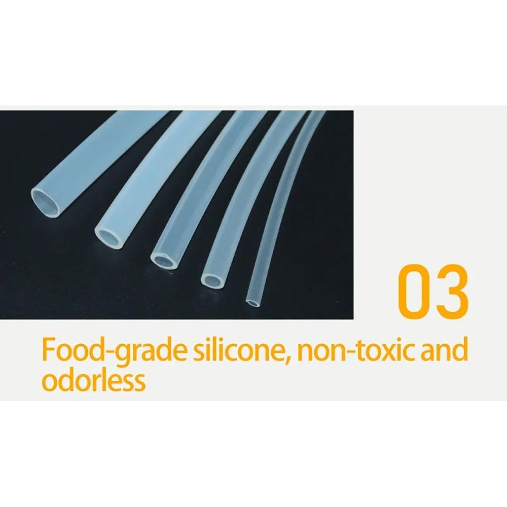 1Pcs Food Grade Silicone Hose 5 Meters High Temperature Resistant Clear Transparent Pipe Nontoxic Silicone Tube