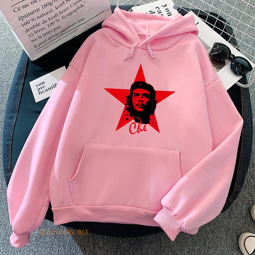 Che Guevara Graphic Printing Hoodies Long Sleeve Winter Sudadera Mujer Women/Men Casual Hooded Sweatshirt Streetwear Comfortable