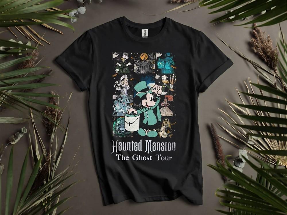 

Vintage Haunted Mansion The Ghost T-shirt T shirt Men Women Unisex Tshirt K851 XL