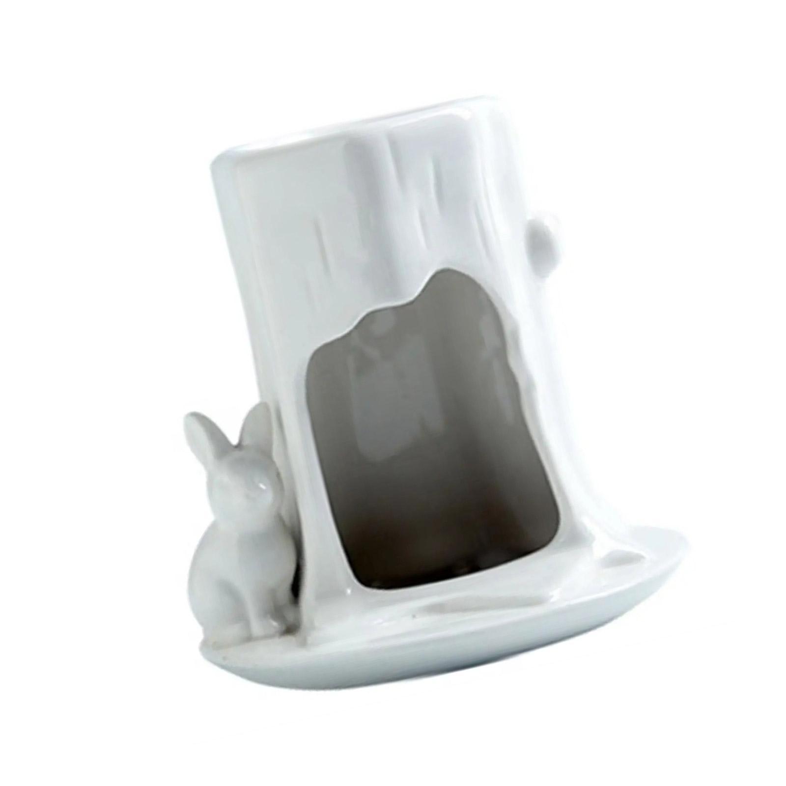 

Элегантный керамический диффузор для ароматов в виде кролика для дома, офиса и комнаты для йоги. Длительный аромат, легко чистить.