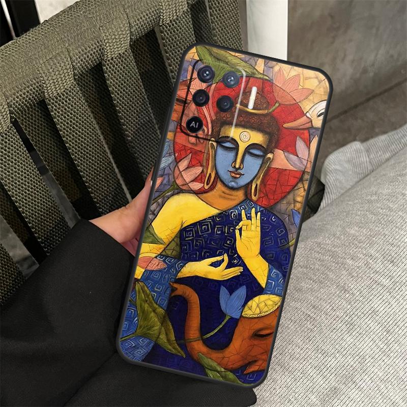 Buddha Case For Oppo A80 A60 A40 A94 A54 A98 A78 A18 A38 A58 A16 A76 A96 A17 A77 A74 A57S A15 Cover