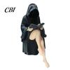 Halloween Decor Statue Black Robe Girl Ornament, Dark Style, with Balanced PLA Material Figurine Base Sitting Figurine, Durable Detailed Texture